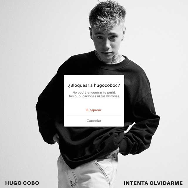 Hugo Cobo: Intenta olvidarme - portada