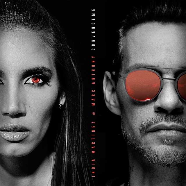 India Martínez con Marc Anthony: Convénceme - portada