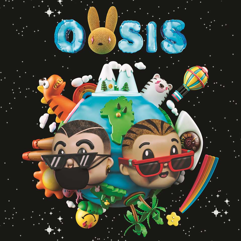 J Balvin: Oasis - con Bad Bunny, la portada del disco