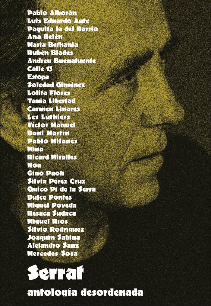 Joan Manuel Serrat: Antología desordenada, la portada del disco