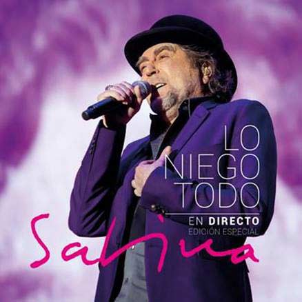Joaquín Sabina: Lo niego todo en directo, la portada del disco