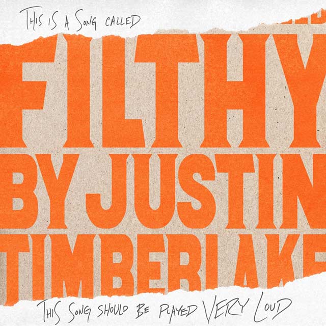 Justin Timberlake: Filthy - portada