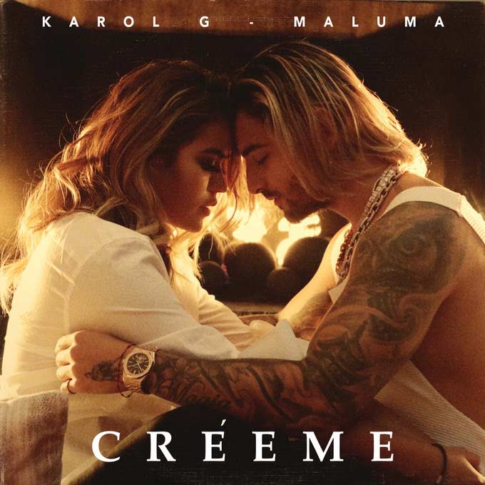 Karol G con Maluma: Créeme - portada