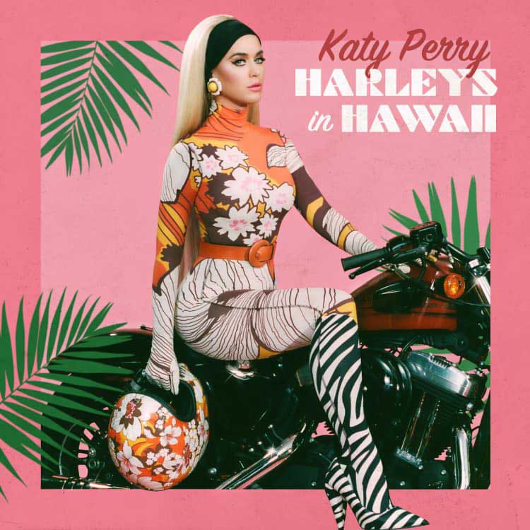 Katy Perry: Harleys in Hawaii, la portada de la canción