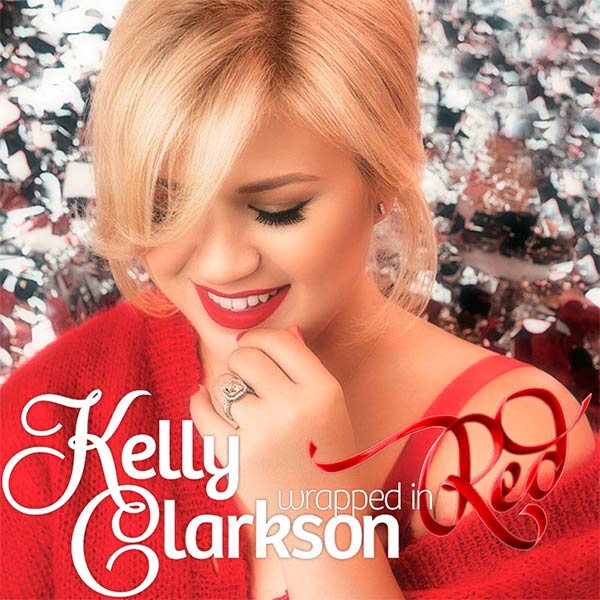 Kelly Clarkson: Wrapped in red - portada