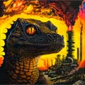 King Gizzard & The Lizard Wizard: PetroDragonic apocalypse - portada reducida