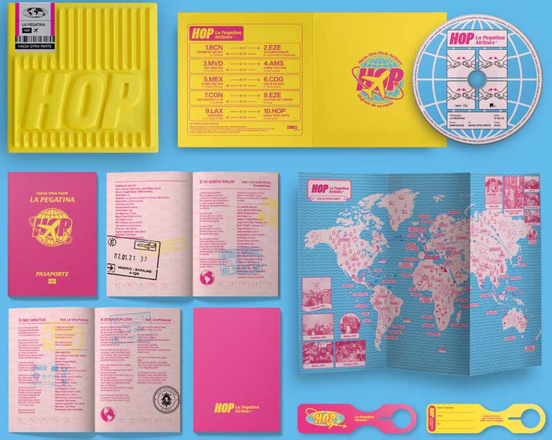 Contenidos del disco 'Hacia otra parte' de La Pegatina