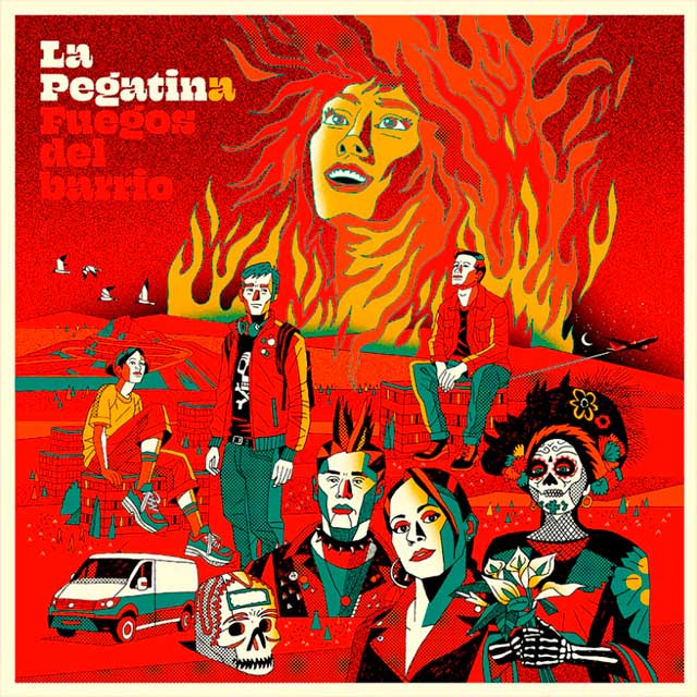 La Pegatina: Fuegos del barrio - portada