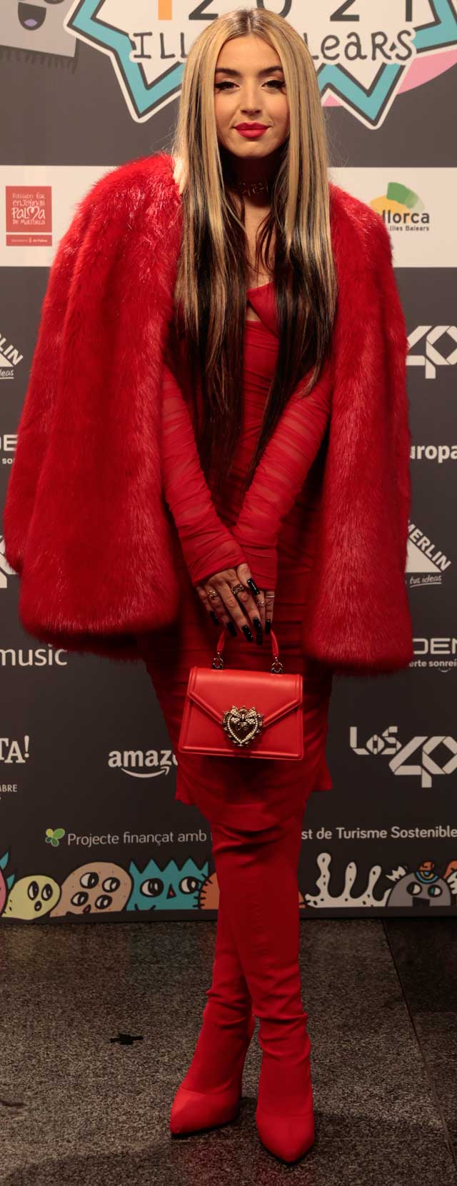 Lola Indigo LOS40 Music Awards Edición 2021. Alfombra roja