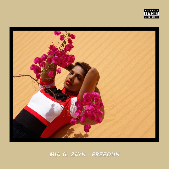M.I.A. con Zayn: Freedun - portada