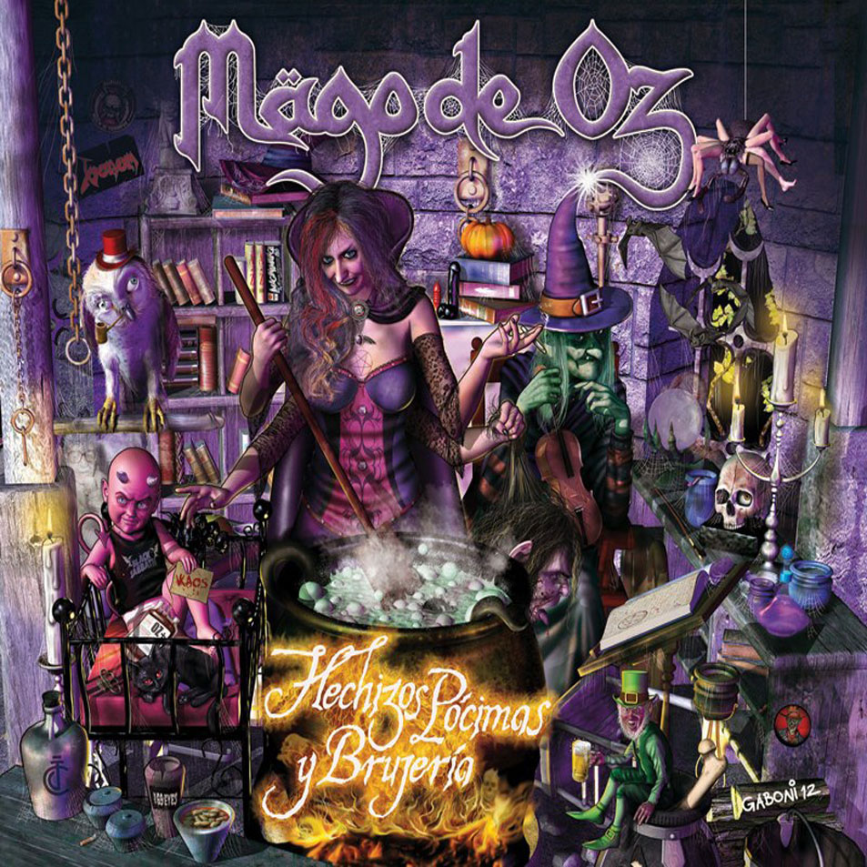 Mägo de Oz: Hechizos, Pócimas y Brujería, la portada del disco