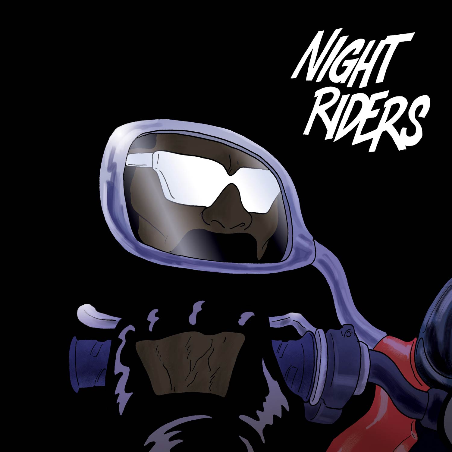 Major Lazer con Travis Scott, 2 Chainz, Pusha T y Mad Cobra: Night riders - portada