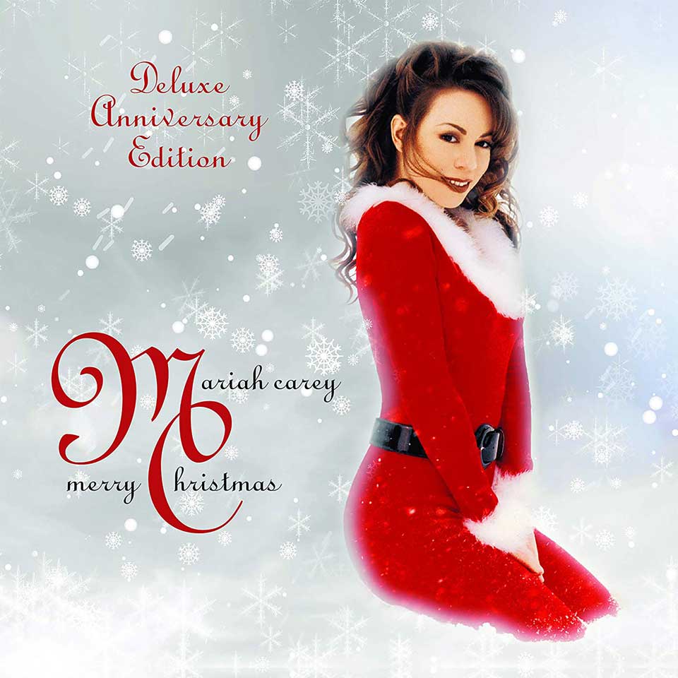 Mariah Carey: Merry Christmas deluxe anniversary edition, la portada del  disco