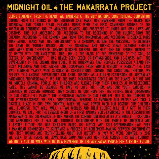 Midnight Oil: The Makarrata Project - portada