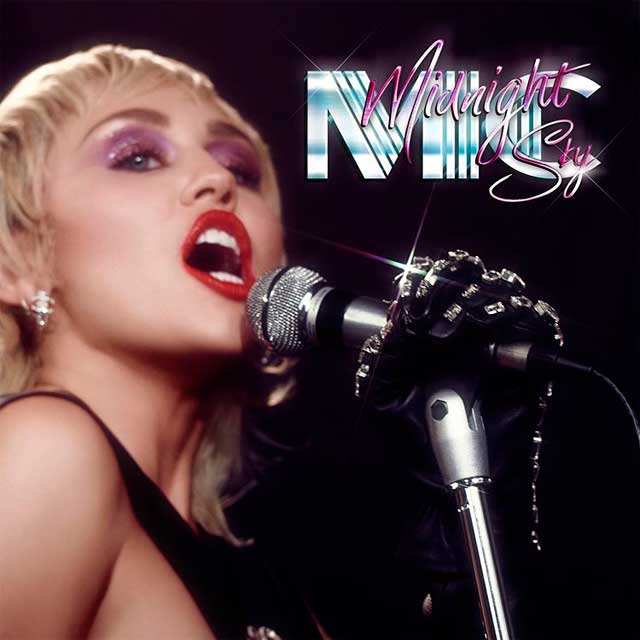 Miley Cyrus: Midnight sky - portada