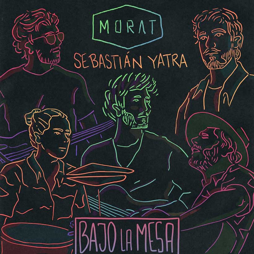 Morat con Sebastián Yatra Bajo la mesa, la portada de la canción
