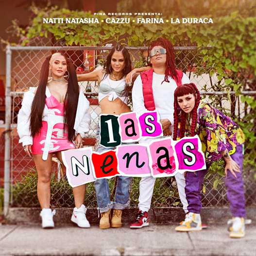 Natti Natasha con Cazzu, Farina y La Duraca: Las nenas - portada