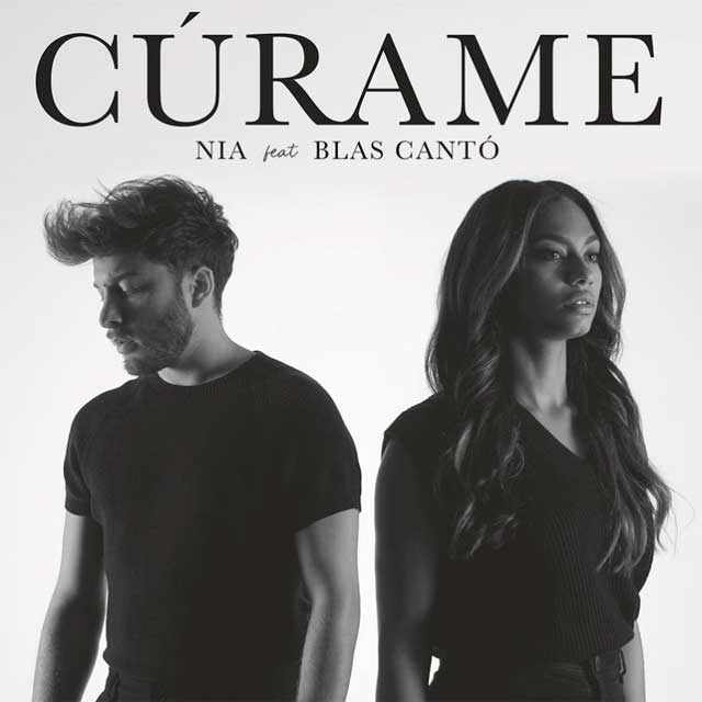 Nia con Blas Cantó: Cúrame - portada