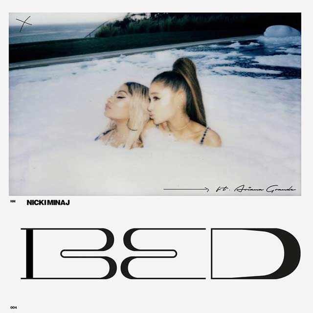 Nicki Minaj con Ariana Grande: Bed - portada