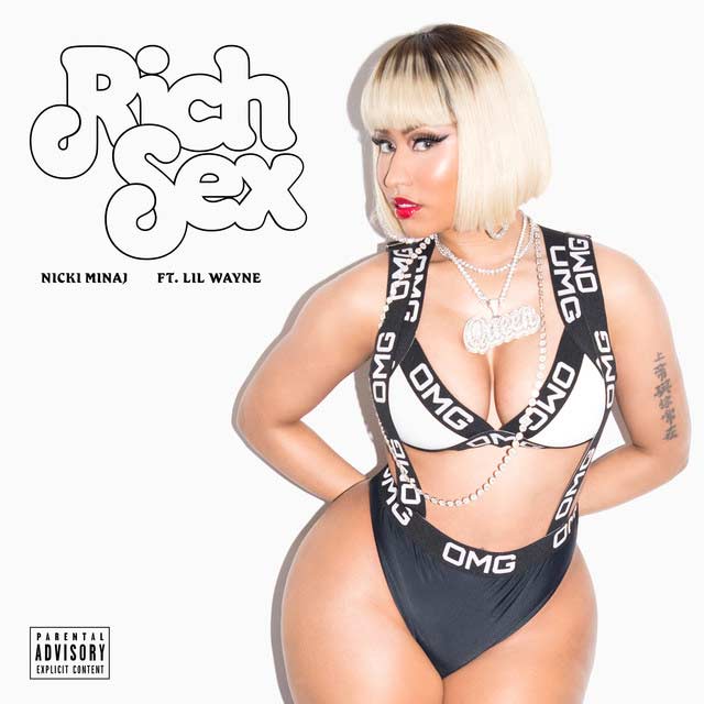 Nicki Minaj con Lil Wayne: Rich sex - portada