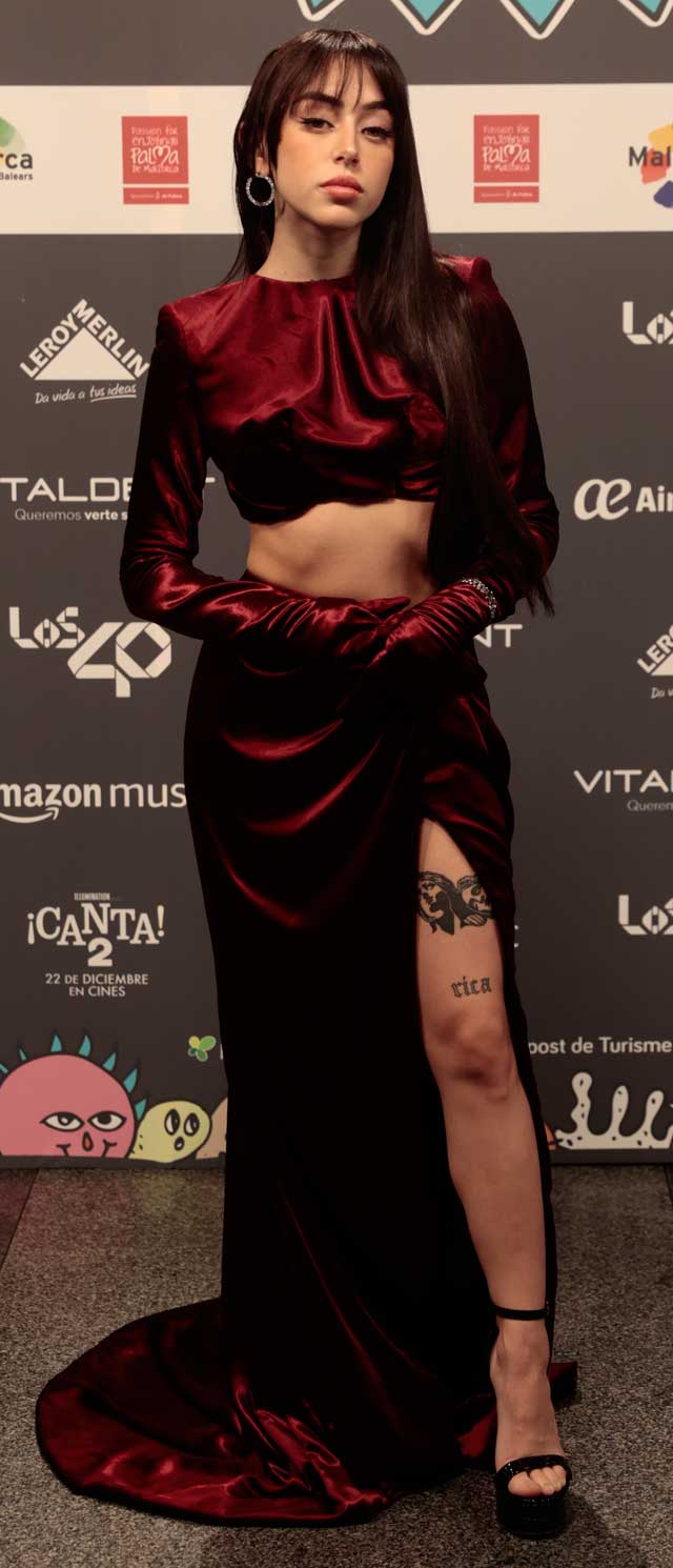 Nicki Nicole LOS40 Music Awards Edición 2021. Alfombra roja