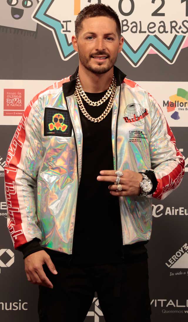 Nyno Vargas LOS40 Music Awards Edición 2021. Alfombra roja