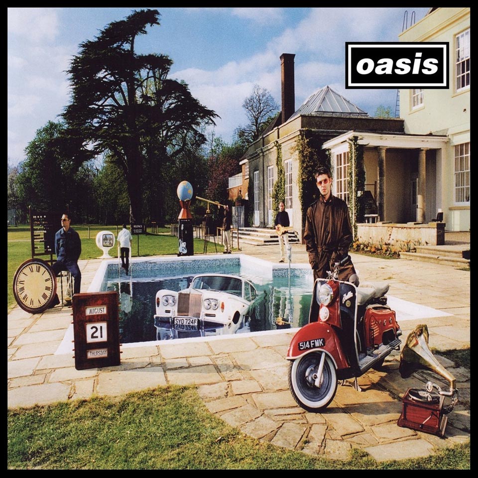 Oasis: Be here now Chasing the sun Edition, la portada del disco