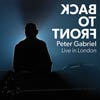 Peter Gabriel: Back to Front. Live in London - portada reducida