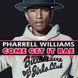 Pharrell Williams con Miley Cyrus: Come get it bae - portada