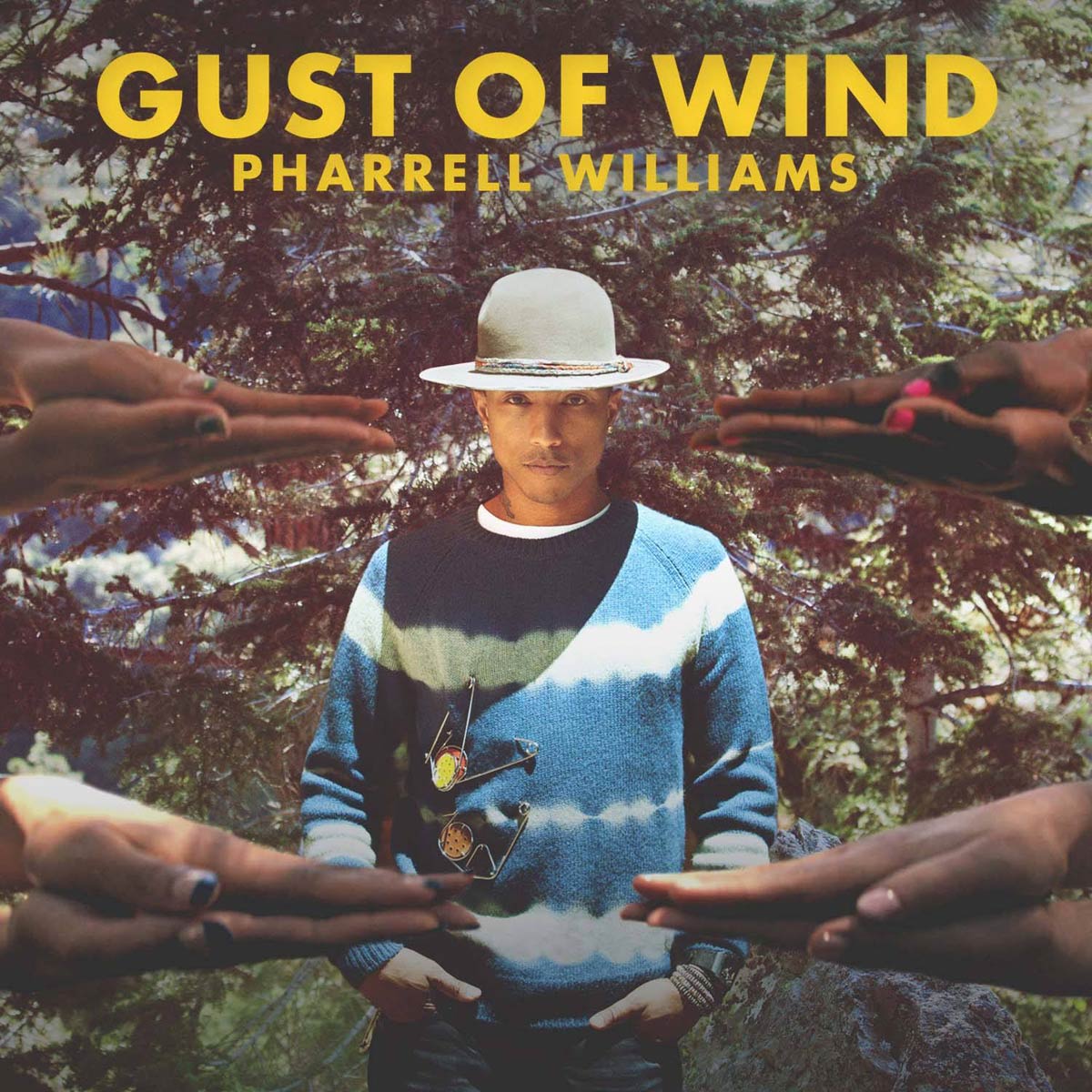 Pharrell Williams con Daft Punk: Gust of wind - portada