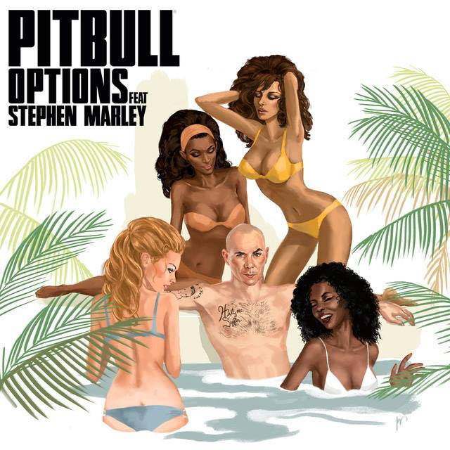 Pitbull con Stephen Marley: Options - portada