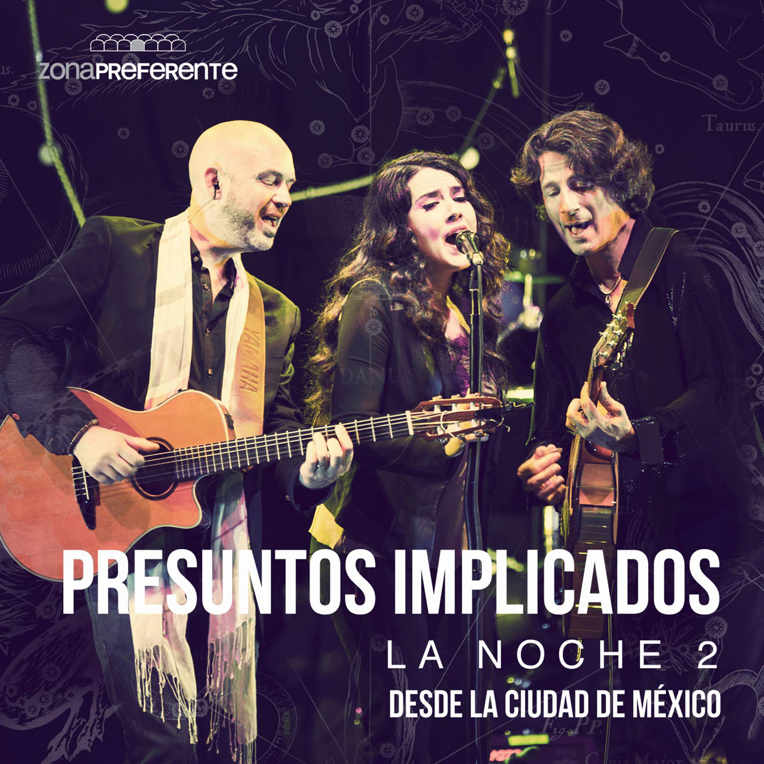 Presuntos Implicados: La Noche 2 desde la Ciudad de México, la portada del disco