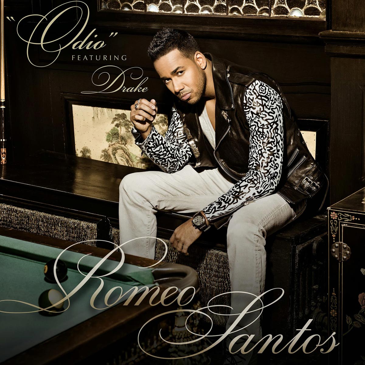 Romeo Santos con Drake: Odio, la portada de la canción