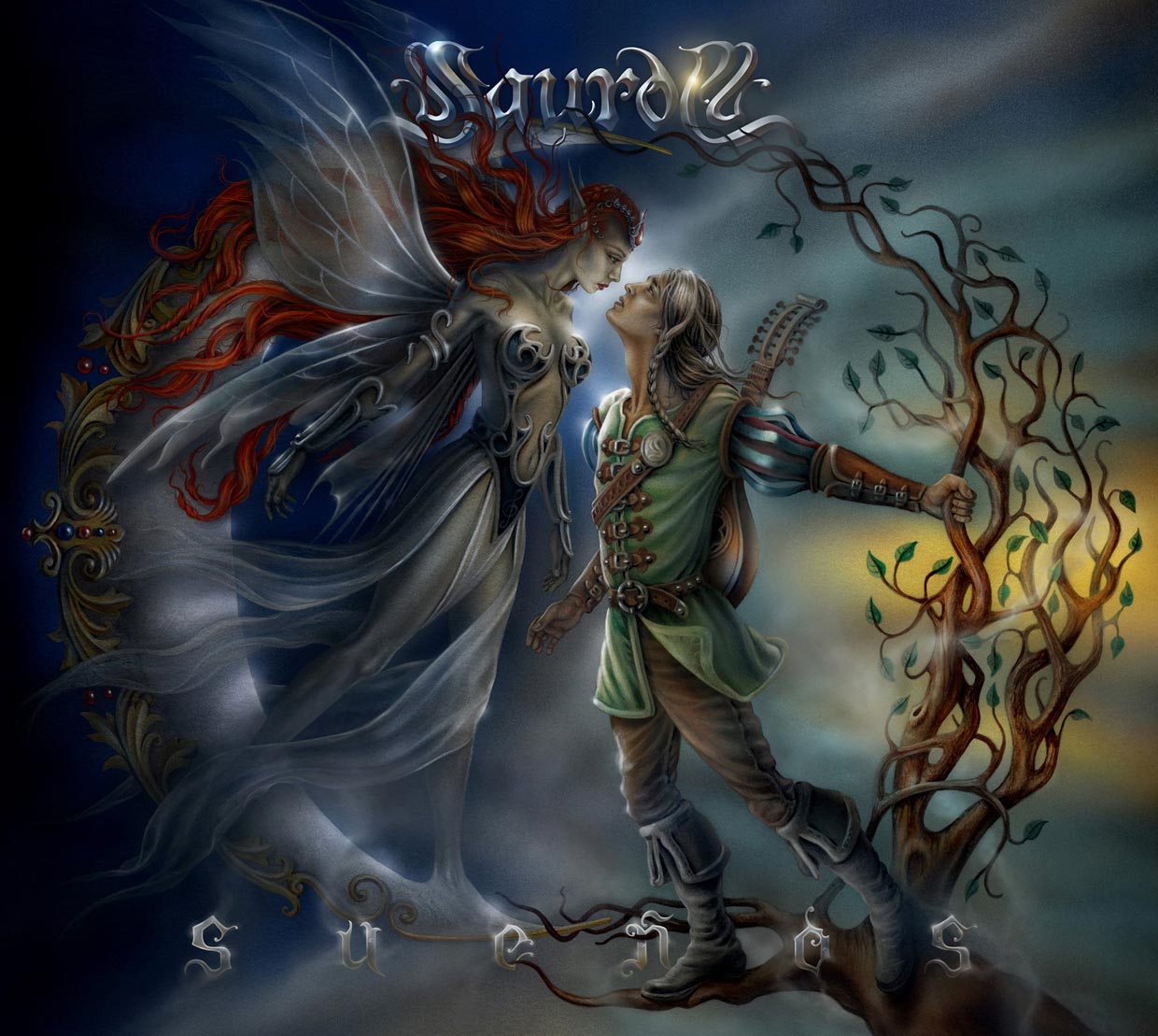 Saurom: Sueños, la portada del disco