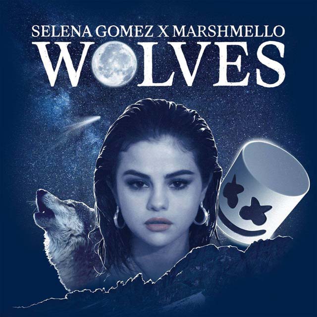 Selena Gomez con Marshmello: Wolves - portada