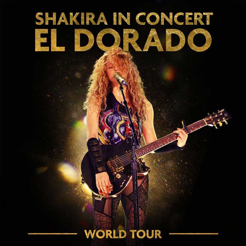 Shakira: In concert: El Dorado world tour, la portada del disco