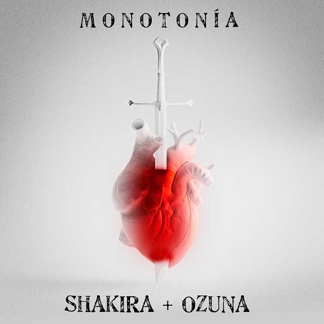 Shakira con Ozuna: Monotonía - portada