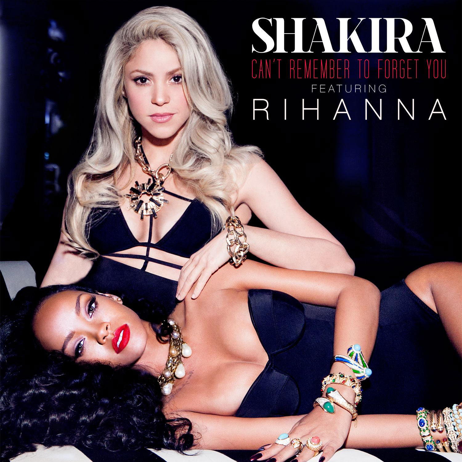 Shakira y Rihanna: Can't remember to forget you - portada del single
