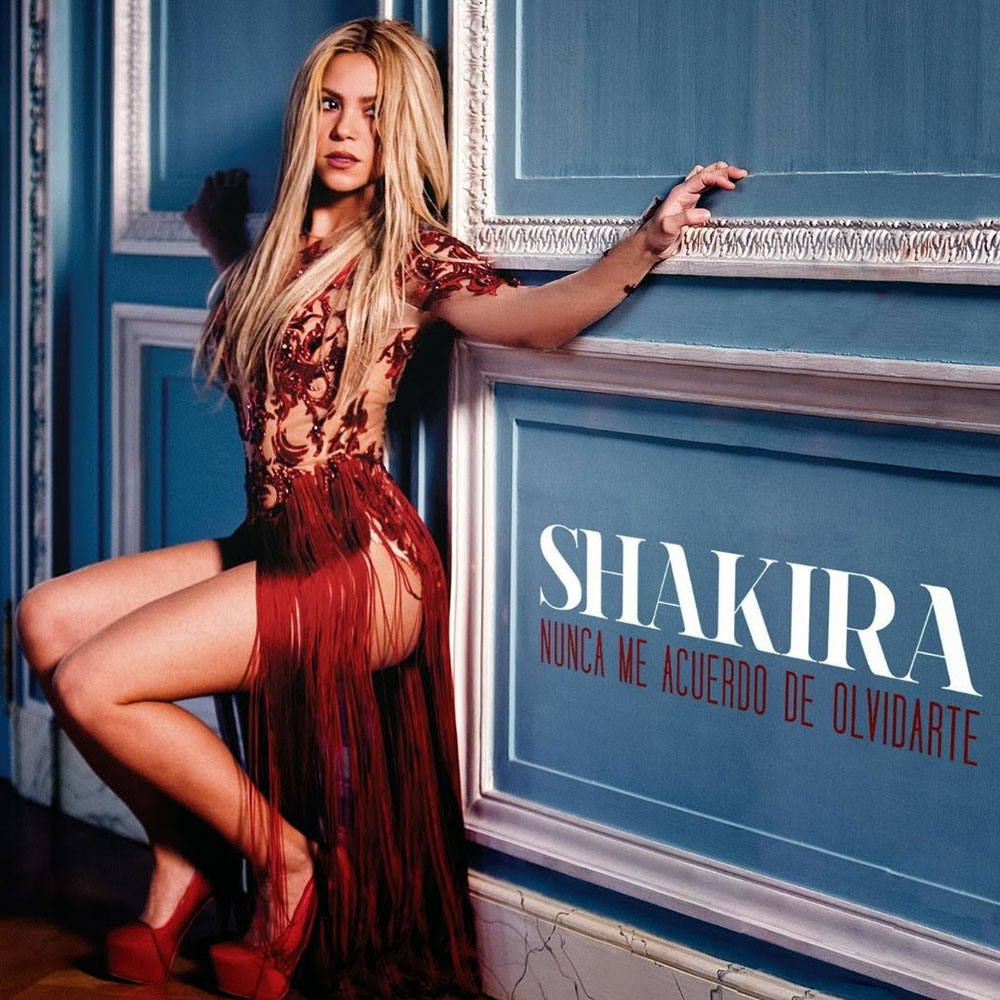 Shakira: Nunca me acuerdo de olvidarte, la portada de la canción