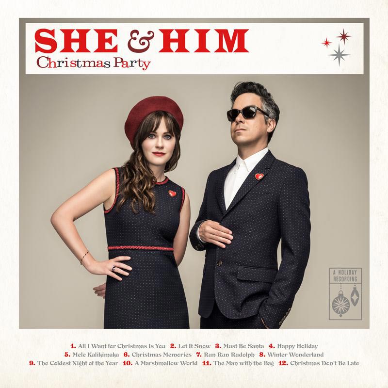 She & Him: Christmas party - portada