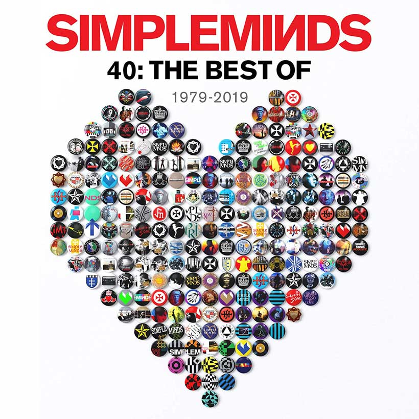 Simple Minds: 40: The best of - 1979-2019 - portada