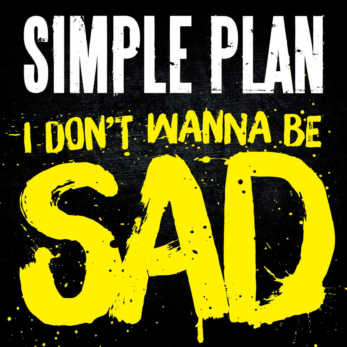 Simple Plan: I don't wanna be sad - portada