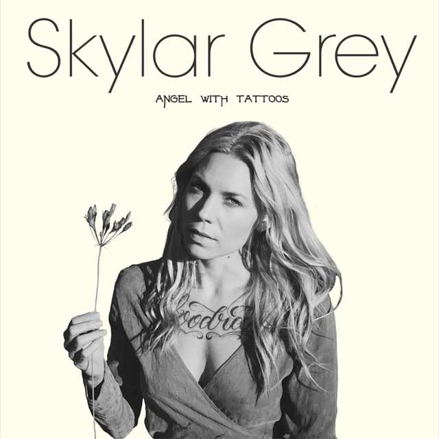 Skylar Grey: Angel with tattoos - portada