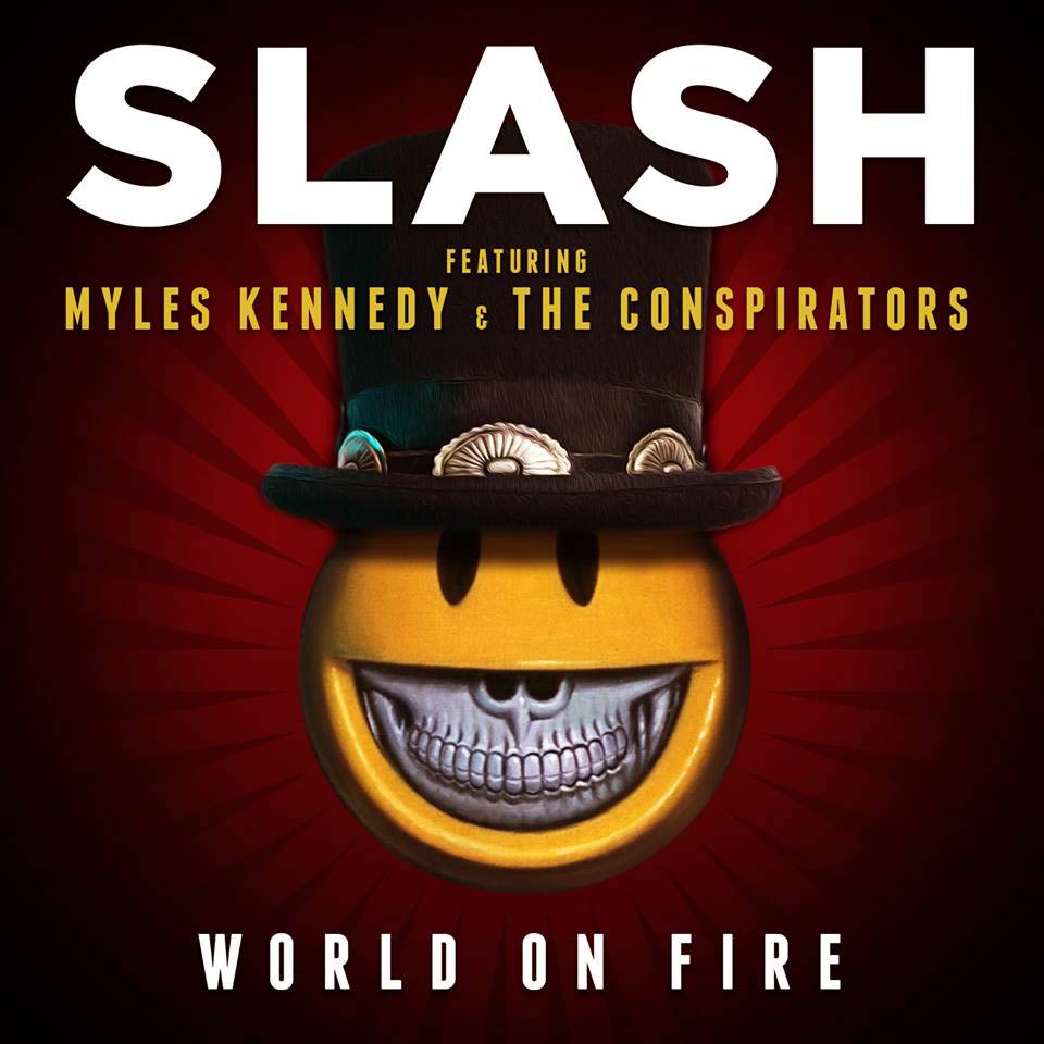 Slash: World on fire, la portada de la canción