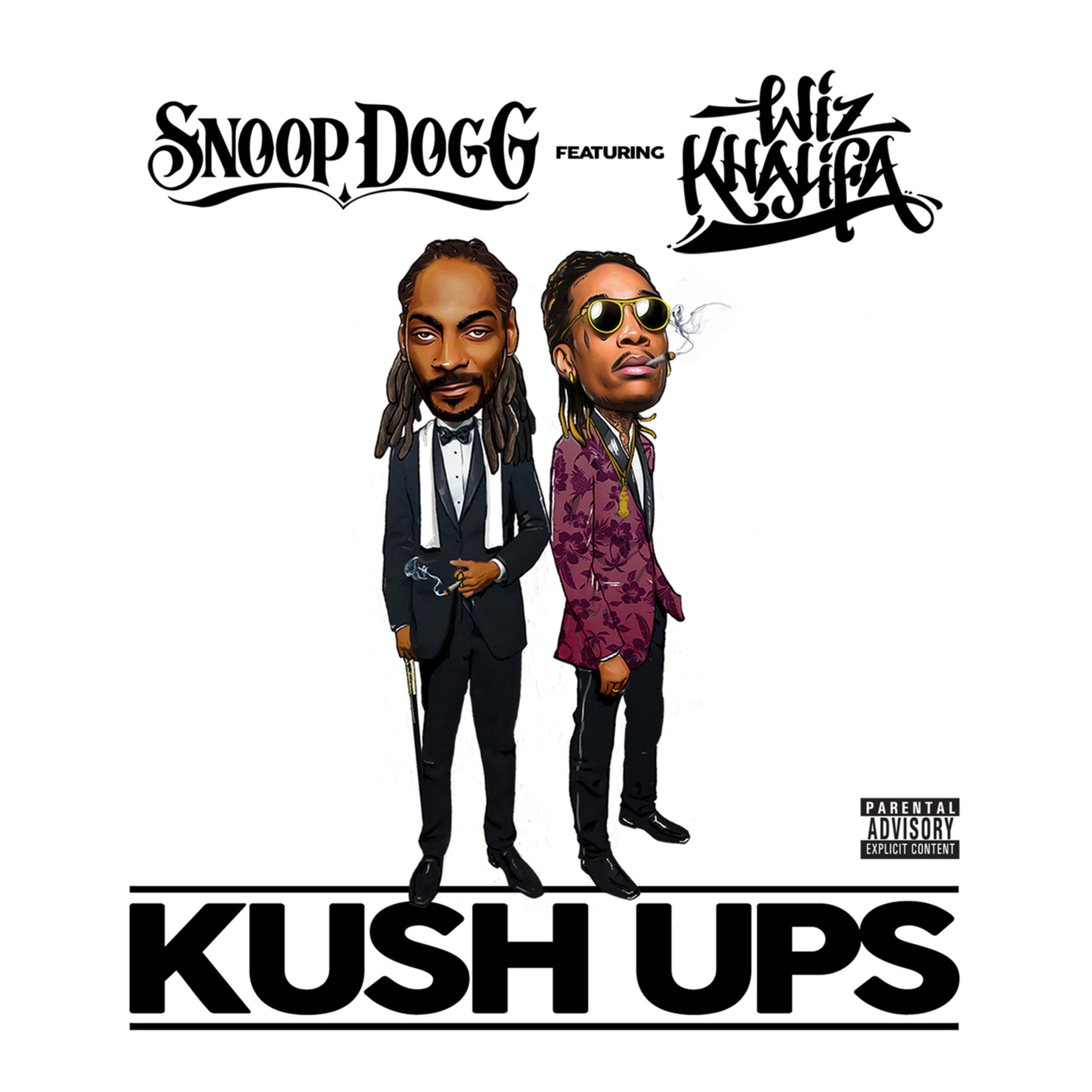 Snoop Dogg con Wiz Khalifa: Kush ups, la portada de la canción
