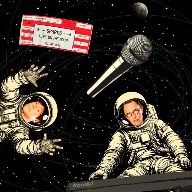 Sparks: Live on the moon - portada