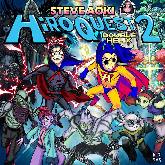 Steve Aoki: HiROQUEST 2: Double Helix - portada