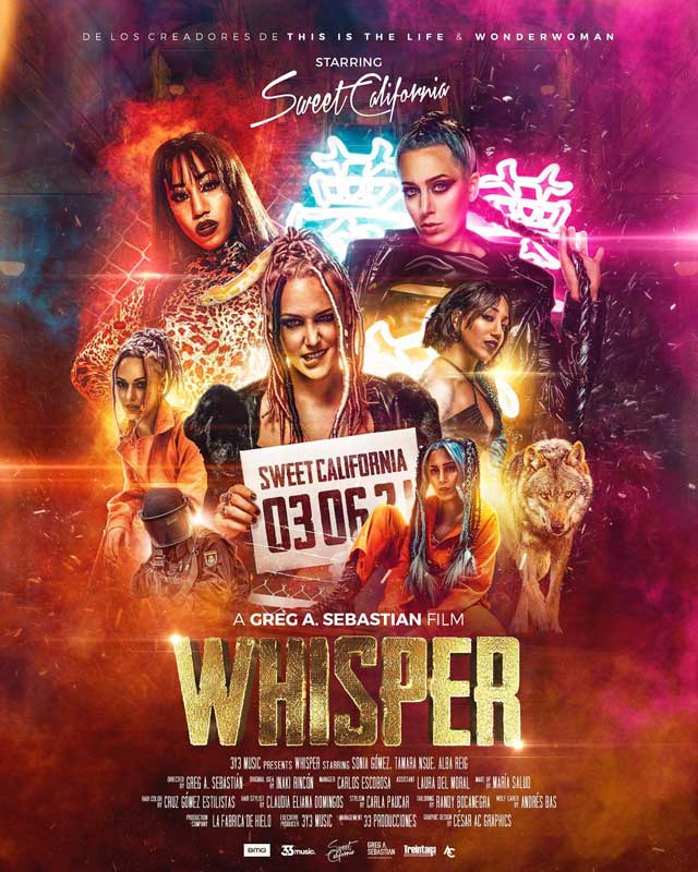 Sweet California: Whisper - portada