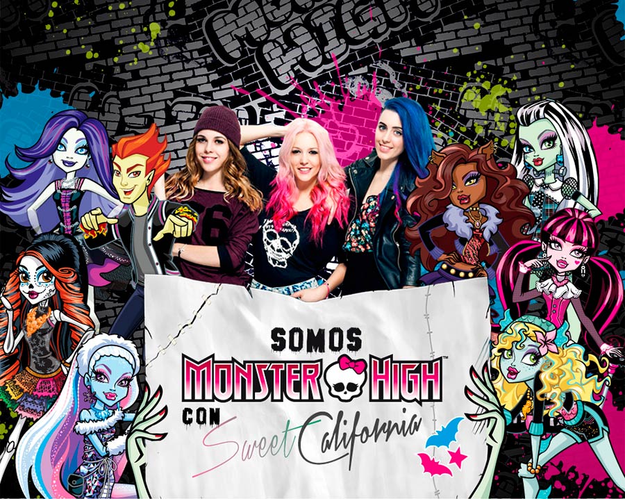 Sweet California: Somos Monster High, la portada de la canción