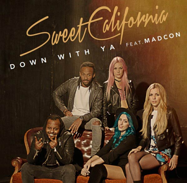Sweet California con Madcon: Down with ya - portada